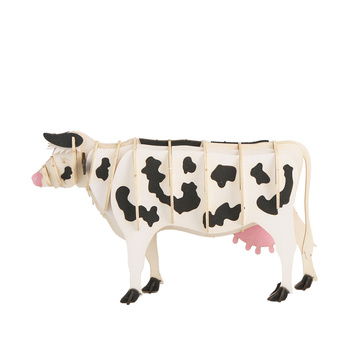 BUM BUM Puzzle 3D Krowa Łaciata