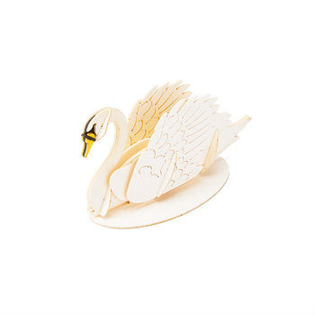 BUM BUM Puzzle 3D Łabędź Biały