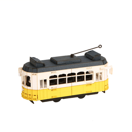 BUM BUM Puzzle 3D Tramwaj Żółty