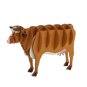 BUM BUM Puzzle 3D Krowa Brązowa