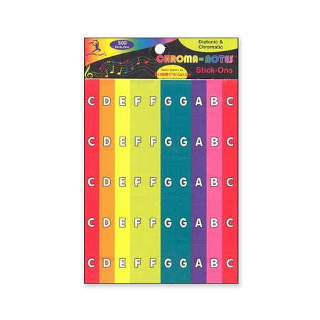 Naklejki w kolorach Chroma Notes - Bum Bum Rurki®