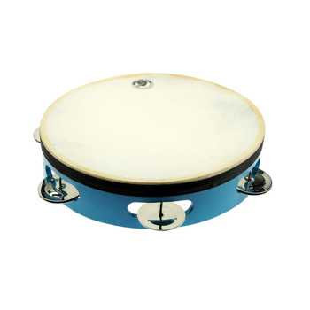 Bębenek baskijski 20,5cm z 5 dzwonkami i membraną Corvus