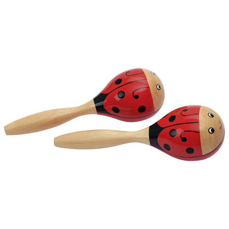 Marakasy biedronki 17 cm GOKI (61917)