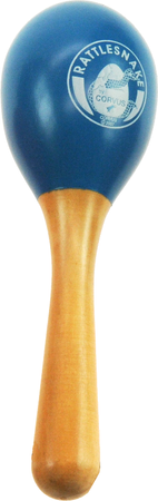 Marakas z rączką drewniany 13cm Corvus