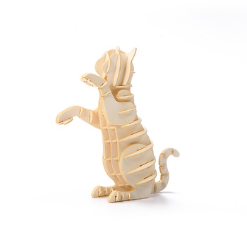 BUM BUM Puzzle 3D Kot Biały