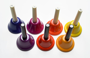 Dzwonki z rączką rozszerzające w kolorach Bum Bum Rurek