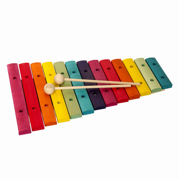 GOLDON 11208 Ksylofon 13-tonowy w kolorach Bum Bum Rurek