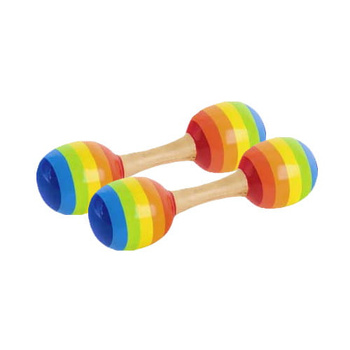 Marakasy podwójne drewniane para 16 cm GOKI (61914)