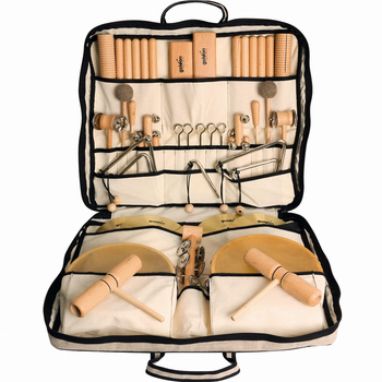 GOLDON 30420 Zestaw rytmiczny w torbie lnianej