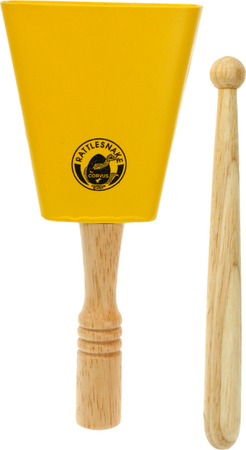 Cowbell "krowi dzwonek" na rączce z pałką Corvus