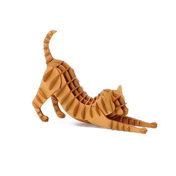 BUM BUM Puzzle 3D Kot Brązowy