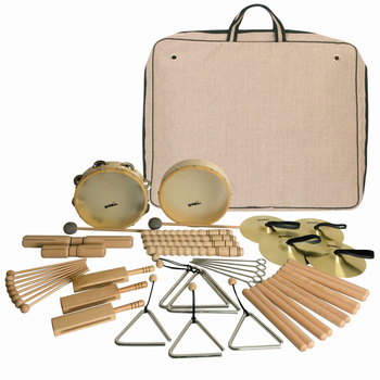 GOLDON 30410 Zestaw rytmiczny w torbie lnianej